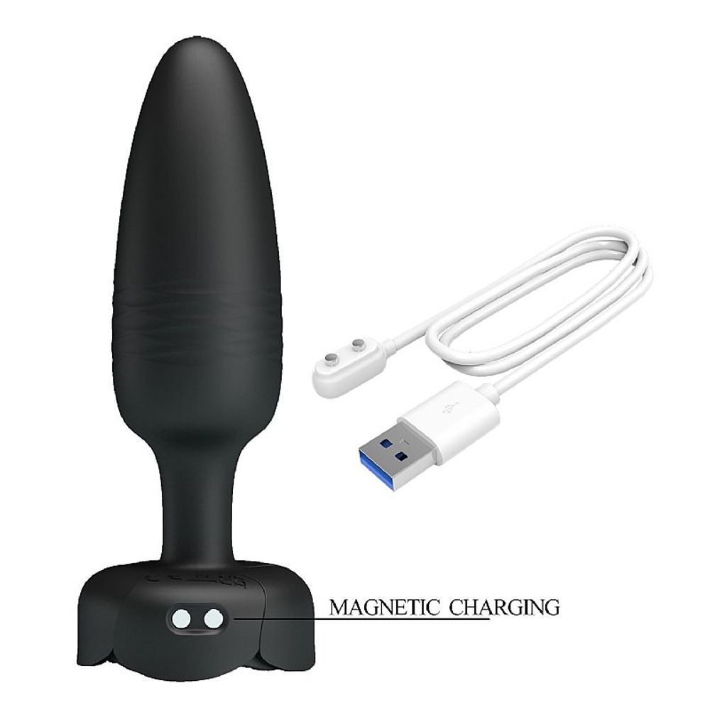 plug anal plage Plug Anal com Vai e vem / Luz de Led - Tarion