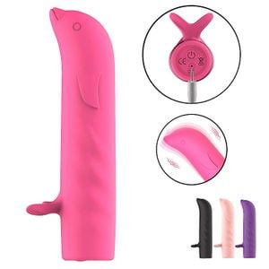Vibrador de Ponto G - Golfinho Recarregável 12 Vibrações