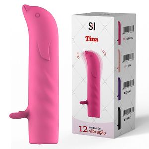 Vibrador de Ponto G - Golfinho Recarregável 12 Vibrações