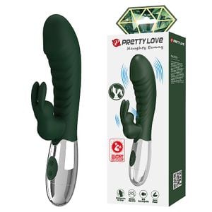 Vibrador de Ponto G e Clitóris com 30 Vibrações - Naughty Bunny - Pretty Love