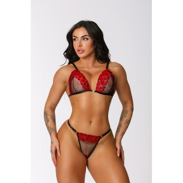 Conjunto Coração Ardente