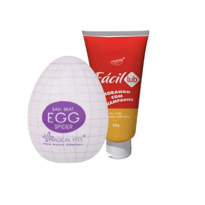 Combo Promocional (Egg + Fácil Lub Morango)