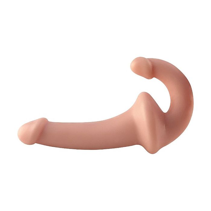 Prótese Pênis Realístico de Casal / Strapless - 14,5 x 3,4 cm