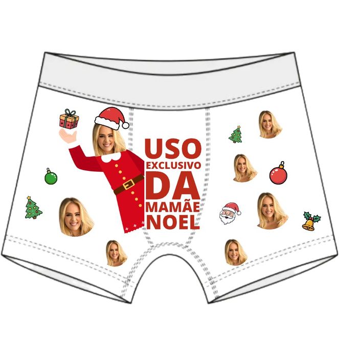 Cueca Personalizada (Uso exclusivo da mamãe noel)