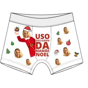Cueca Personalizada (Uso exclusivo da mamãe noel)
