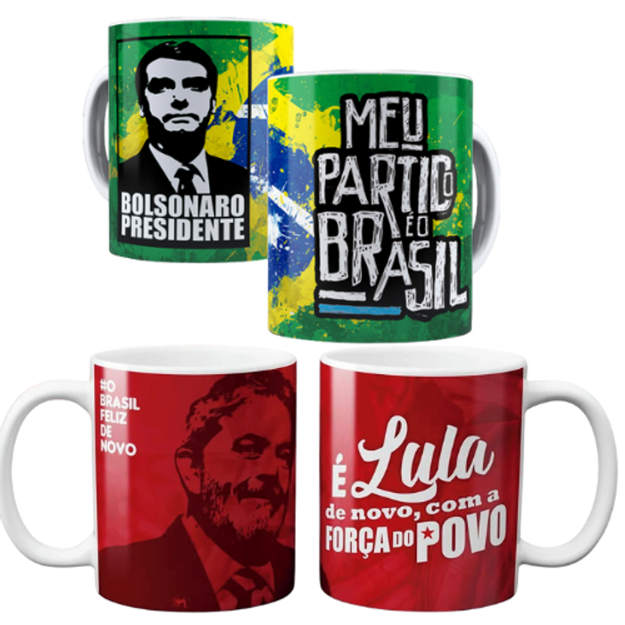 Caneca Presidente Porcelana 325ml