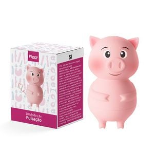 Vibrador de Pulsação - Porquinho - Recarregável - Rabicó