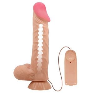 Prótese Realística Dupla Camada Com Vibro  24x5 cm