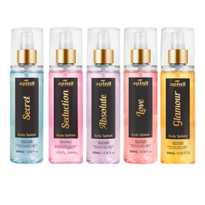 Body Splash com Brilho Spray 200ml..