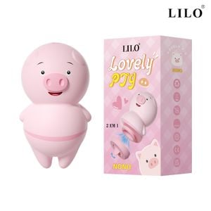 Estimulador Clitoriano Porquinho Pig - 2 em 1