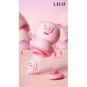 Estimulador Clitoriano Porquinho Pig - 2 em 1