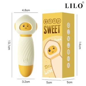 Mini Vibrador Recarregável com 10 Modos de Vibração 13,3cm