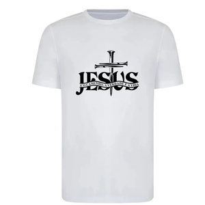 Camiseta Branca Jesus é o Caminho