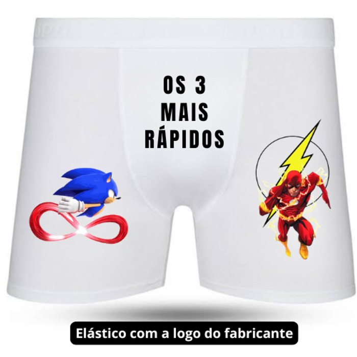 Cueca Boxer Personalizada Os 3 Mais Rápidos