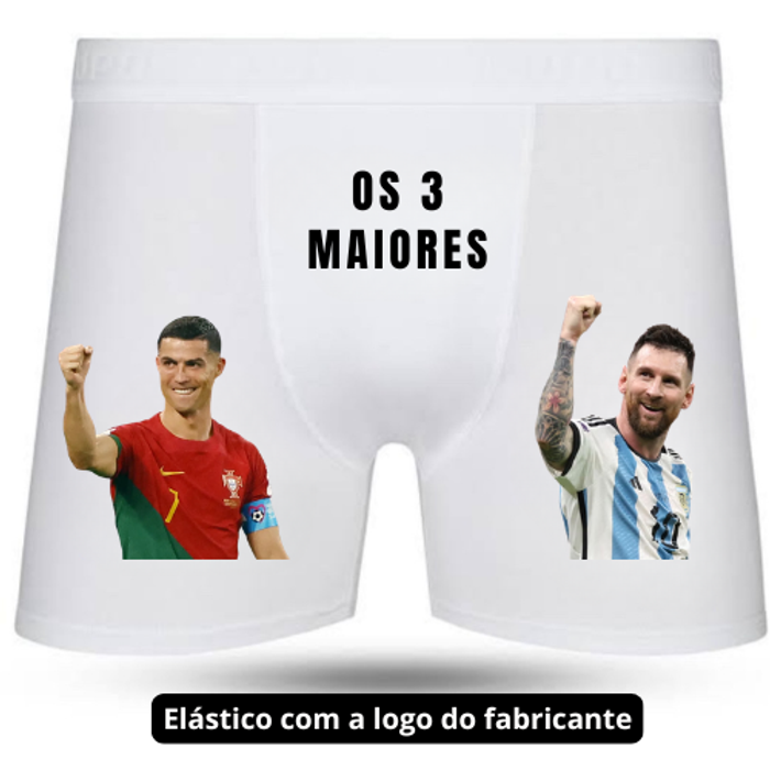 Cueca Boxer Personalizada Os 3 Maiores