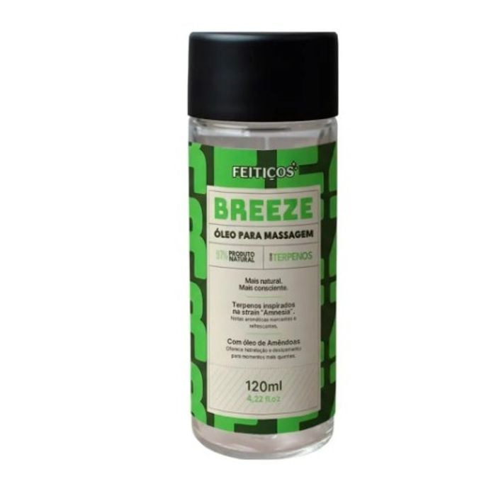 Breeze Óleo Beijável para Massagem com Terpenos 120ml