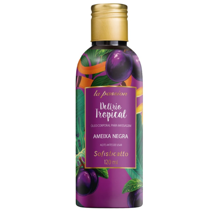 Óleo Ameixa Negra Para Massagem 120ml