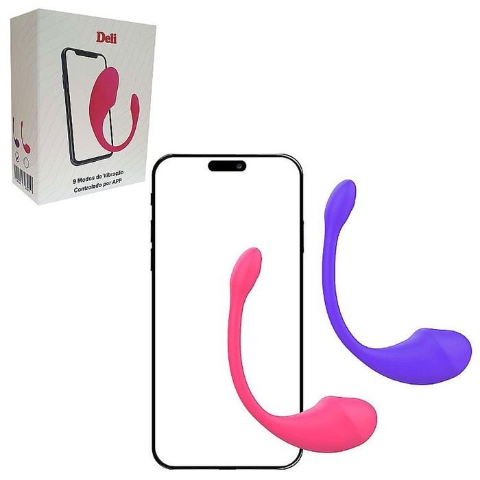 Vibrador de Casal Bullet - À Longa distância App - DELI