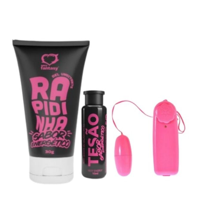 Kit Rapidinha + Tesão Sabor + Micro Bullet