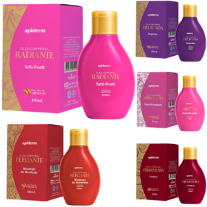 Óleo Corporal Apiderm com Óleo de Amêndoas 100ml