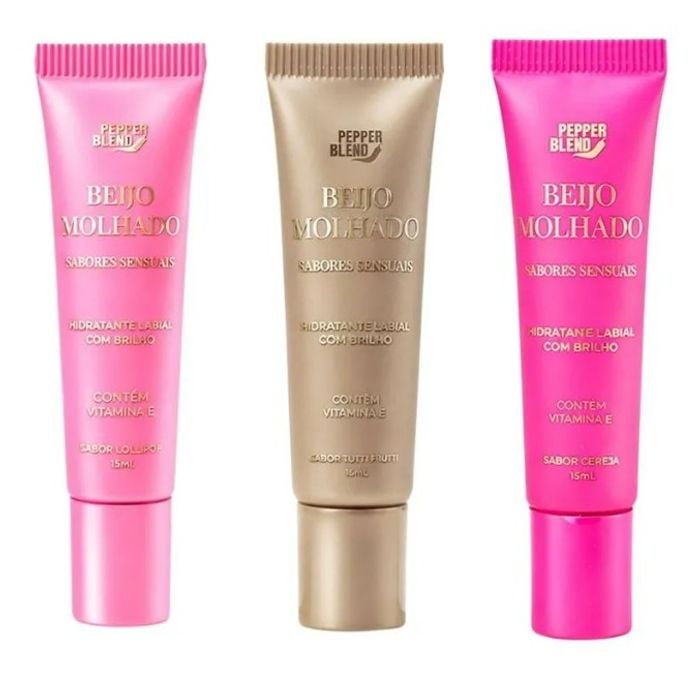 Beijo Molhado - Hidratante Labial com vitamina E