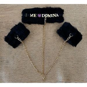 Coleira + Algema Personalizavél