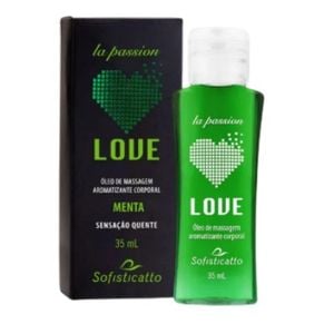 Gel Comestível Love / Óleo para Massagem (Beijável) 30ml
