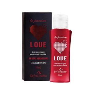Gel Comestível Love / Óleo para Massagem (Beijável) 30ml