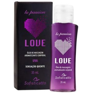 Gel Comestível Love / Óleo para Massagem (Beijável) 30ml