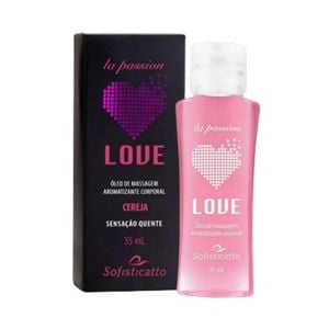 Gel Comestível Love / Óleo para Massagem (Beijável) 30ml