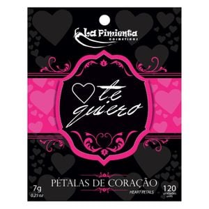 Pétalas de Cetim Perfumado em Formato de Coração 250 unidades