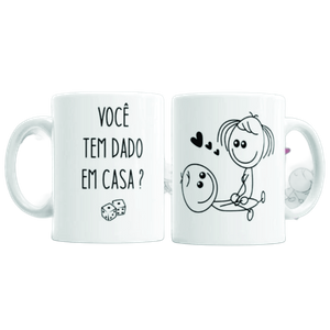 Caneca Erótica de Porcelana 325ml