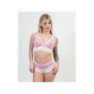 Conjunto Renda Bordada com Bojo