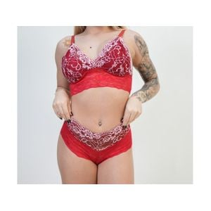 Conjunto Renda Bordada com Bojo