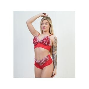 Conjunto Renda Bordada com Bojo