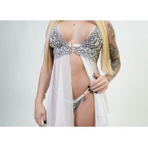 Camisola Sedução Aberta na Frente