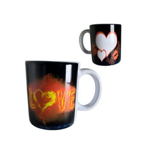 Caneca Romântica de Porcelana 325ml