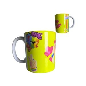 Caneca Romântica de Porcelana 325ml
