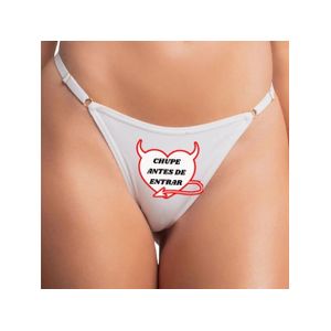 Calcinha Fio Dental com Frase