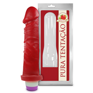Prótese Aromática com Vibrador Interno - 18 x 4 cm