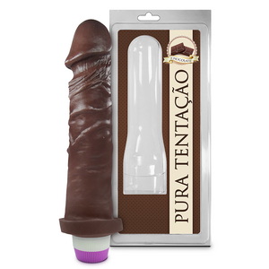 Prótese Aromática com Vibrador Interno - 18 x 4 cm