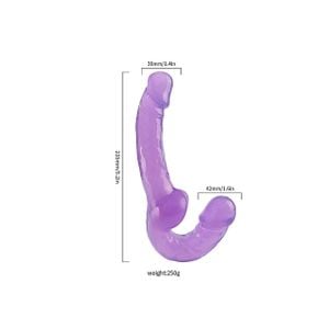 Penetrador strapless com plug vaginal, permite o uso sem cintas