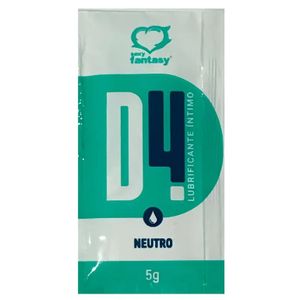 D4 Lubrificante Beijável em Sachê 5g