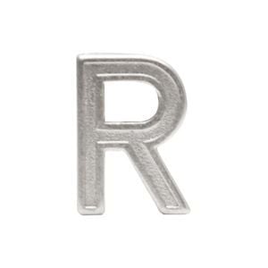 Letra em Metal para Calcinha Personalizada.