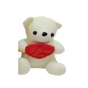 Urso de Pelúcia com Coração e Ventosa