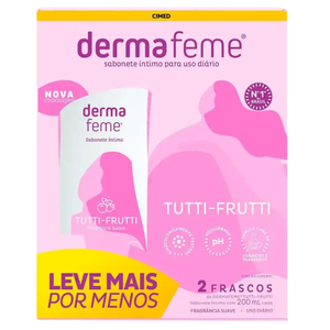 Kit 2 Sabonete Íntimo Dermafeme 200ml cada