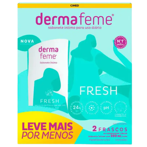 Kit 2 Sabonete Íntimo Dermafeme 200ml cada