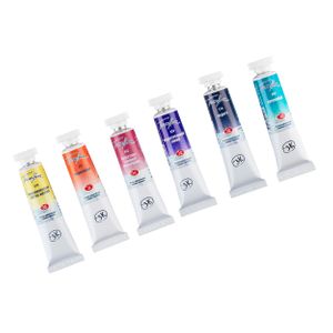 Kit 6 Tintas Aquarela White Nights em Tubo Sunset - 2104