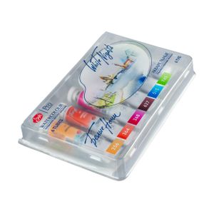 Kit 6 Tintas Aquarela White Nights em Tubo Botanic Sketch - 2105