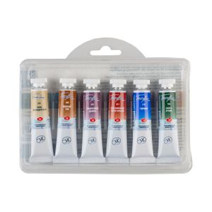 Kit 6 Tintas Aquarela White Nights em Tubo Palette of St. Petersburg - 2107